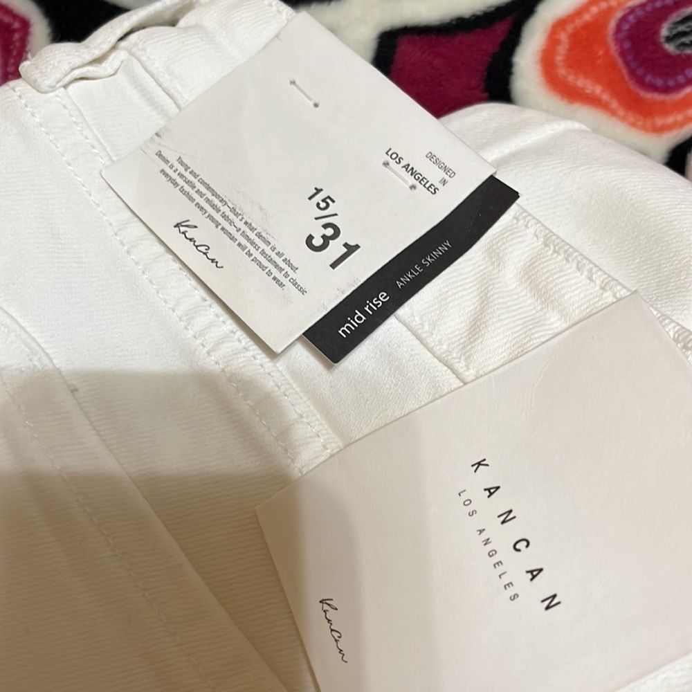Kancan White Jeans NWT - Picture 10 of 11